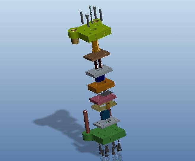 L形连接片冲孔落料模+弯曲模+说明书