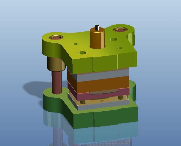 L形连接片冲孔落料模+弯曲模+说明书