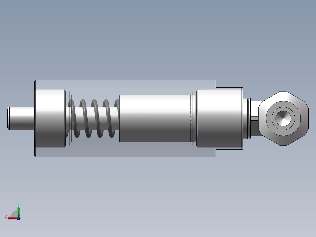 压力300BAR的高压泵后视图