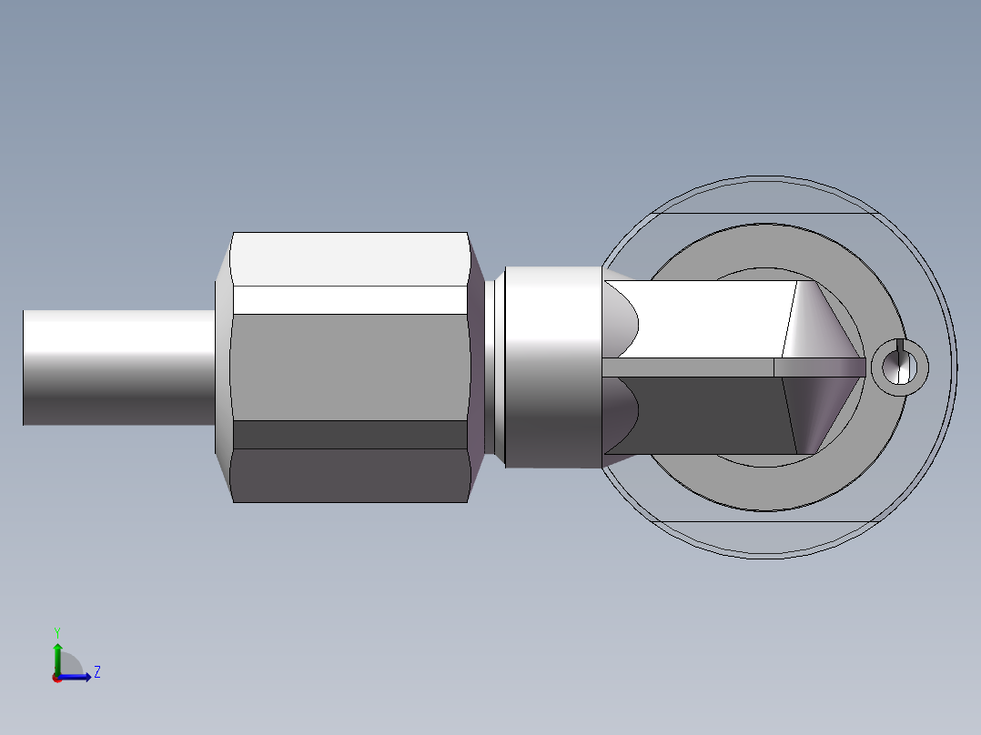 压力300BAR的高压泵左视图