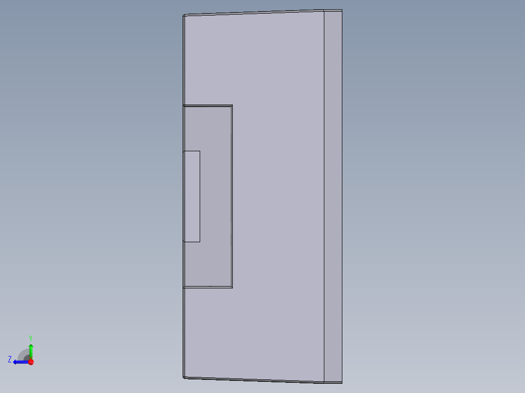 SSR_40DA 固态继电器右视图