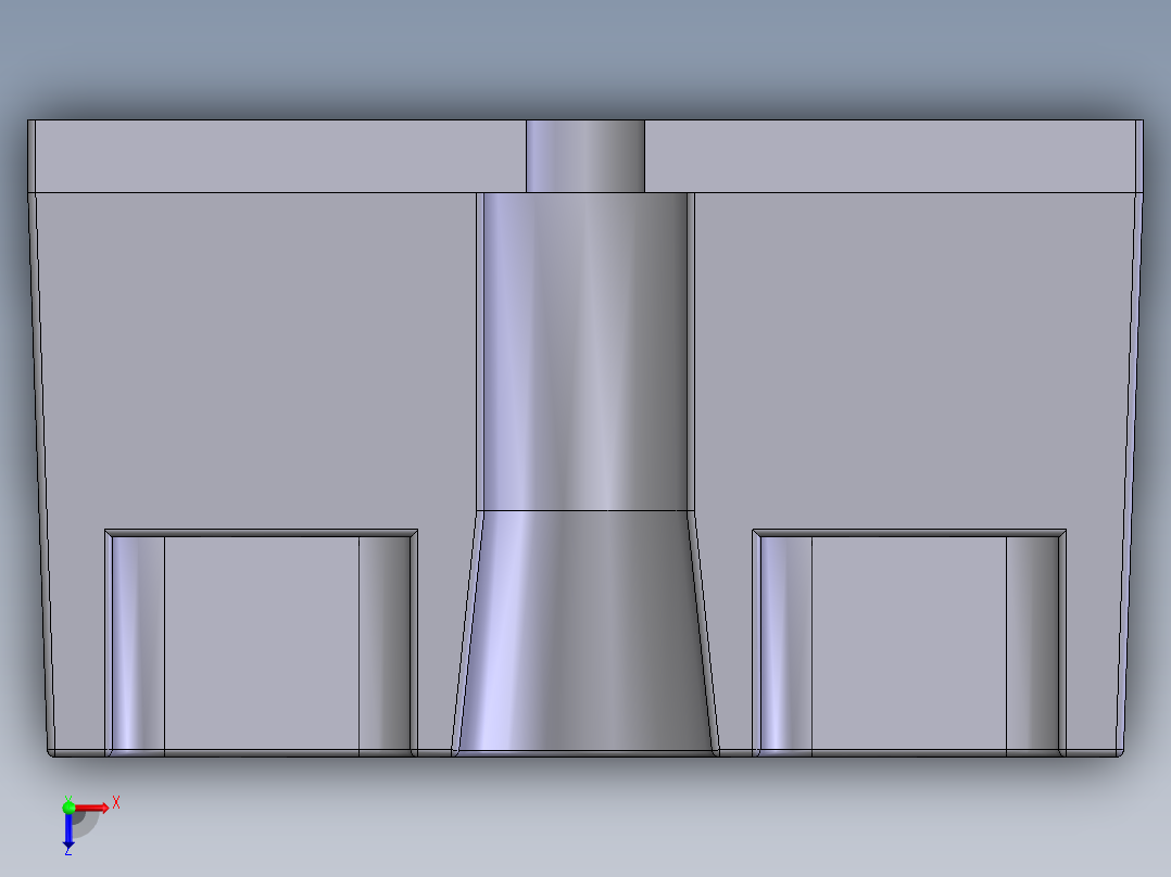 SSR_40DA 固态继电器俯视图