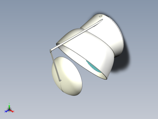旋转式水培机正等轴测缩略图