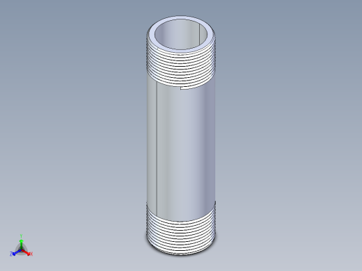 CPVC管件33-Sch80_Nipple_MPTxMPT_9861-175_1.25in x 6in