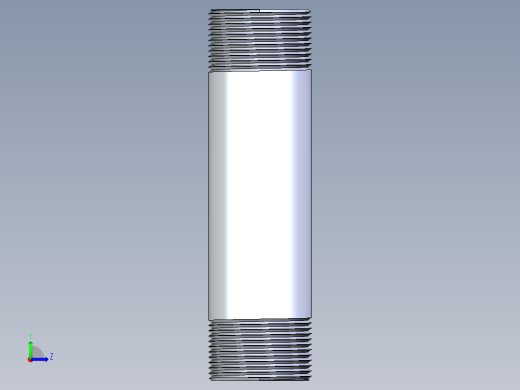 CPVC管件33-Sch80_Nipple_MPTxMPT_9861-175_1.25in x 6in左视缩略图