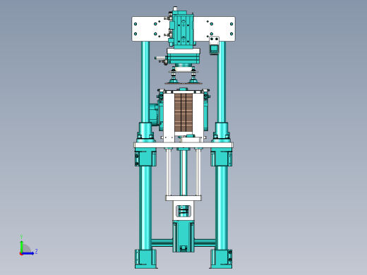 料仓固定式板块供料机构左视缩略图