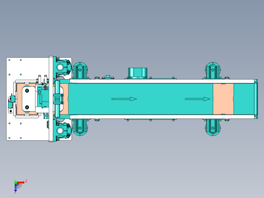 料仓固定式板块供料机构俯视缩略图