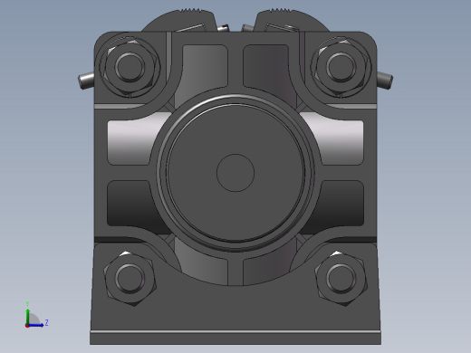 四连杆油缸左视缩略图