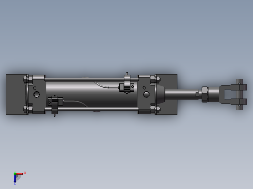 四连杆油缸俯视缩略图