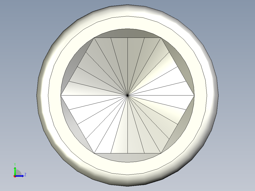 内六角螺钉-BOLT-M14-100-70-14-22-14-R1.4.stp左视图