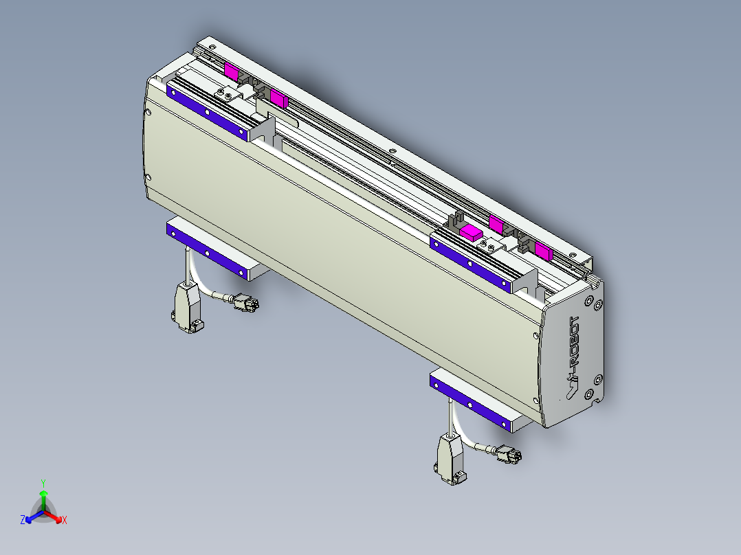 威洛博VL系列3d模型模组2VL14S1Y-S200正等轴测图