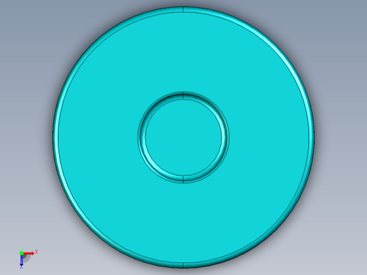 气缸电机-2851 Teal - Bright Bluish GreenTechnic Engine Piston Round俯视缩略图