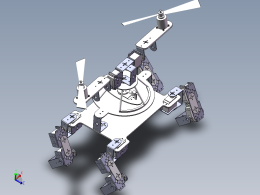 四足飞行 1（三维+课设+程序+二维）