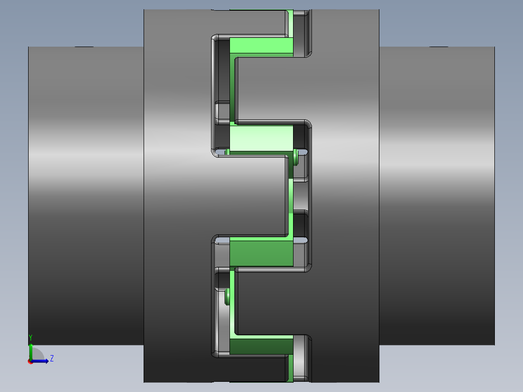 联轴器 (48)左视图