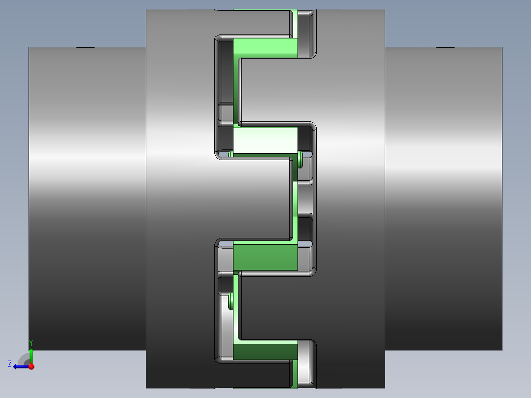 联轴器 (48)右视图