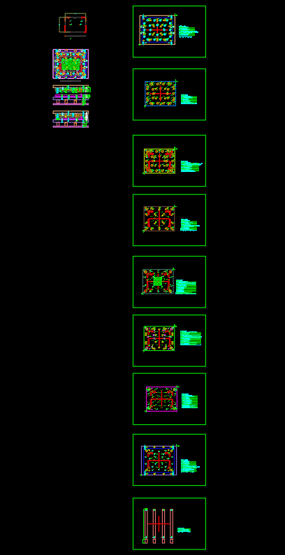 笔记本C壳面板切角模具设计图