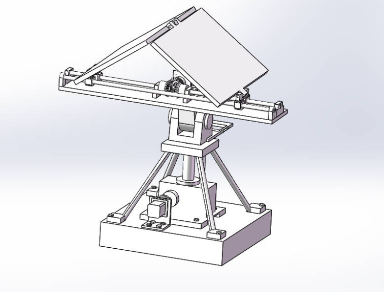 自动调节角度太阳能板装置