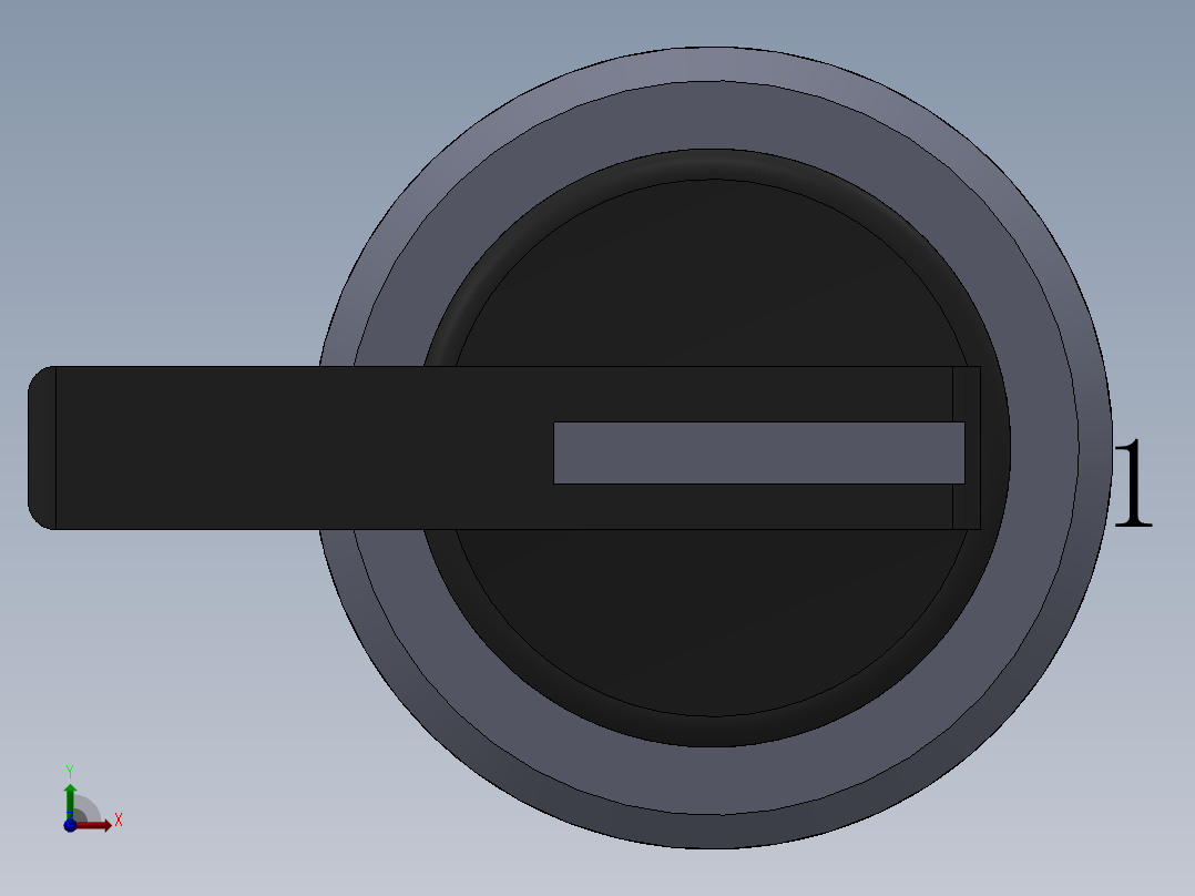 OP50-手自切换按钮-WCQ前视图