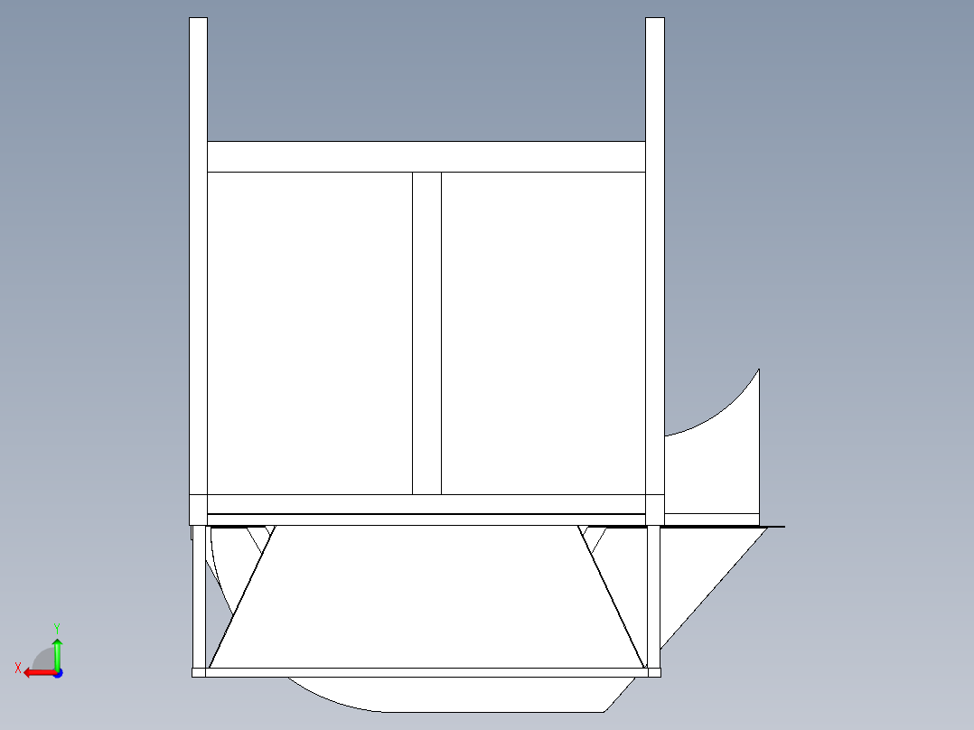 B2004014-鱼清洗机分离鱼鳞鱼皮后视图
