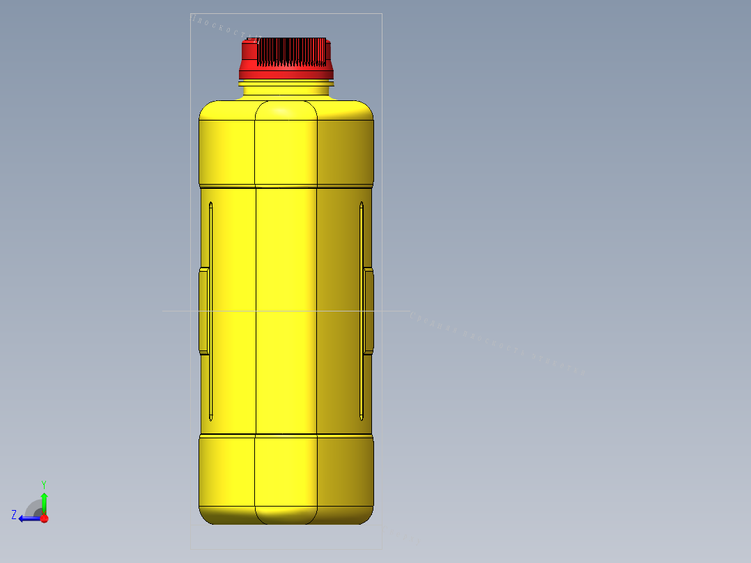 瓶子、罐子、桶(65)右视图