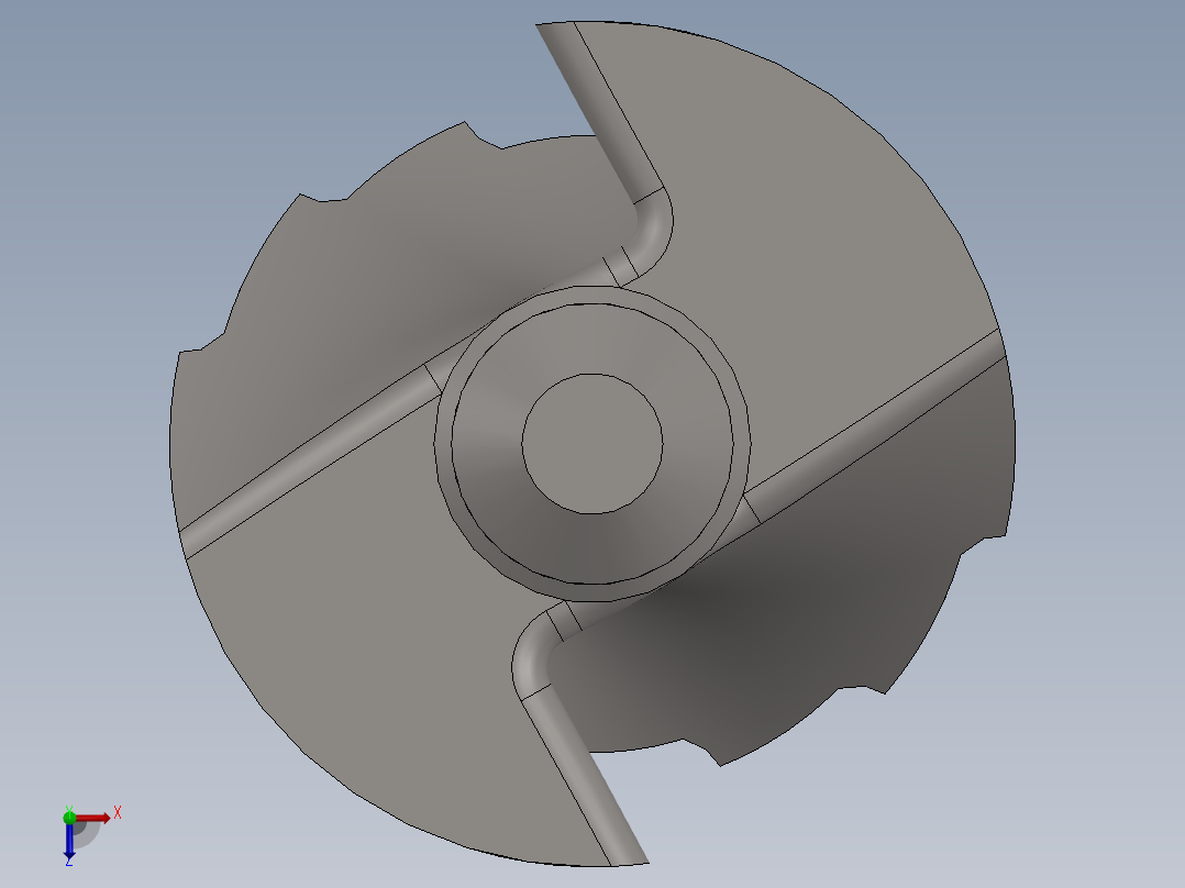阶梯钻头俯视图