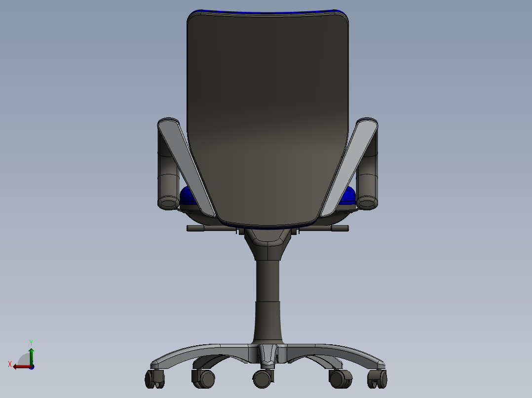 椅子、凳子(39)后视图