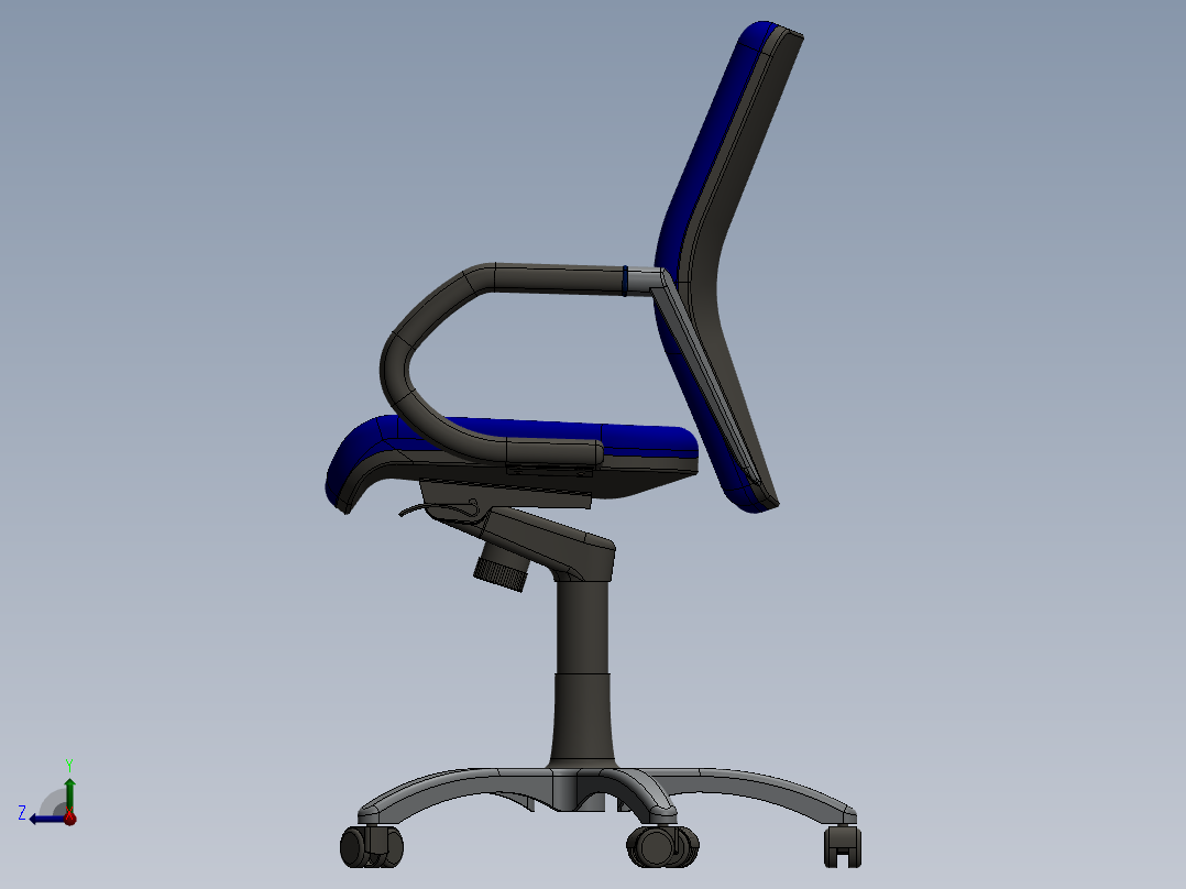 椅子、凳子(39)右视图