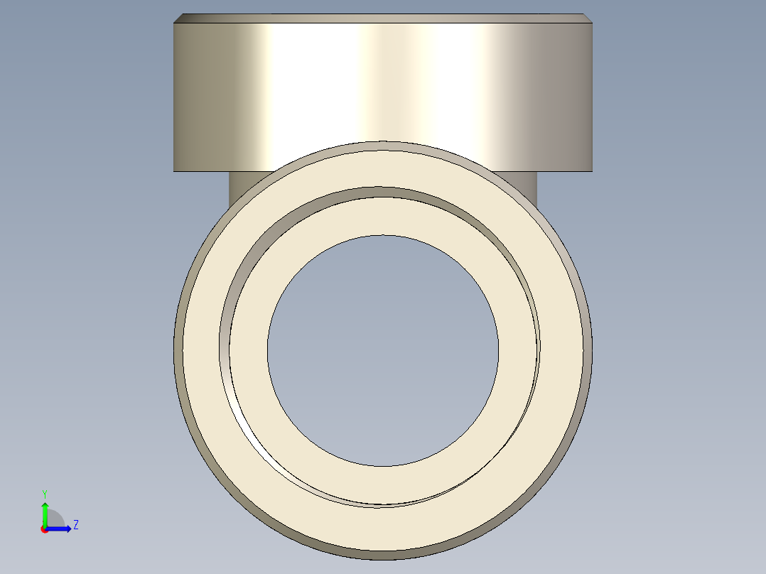 B3004486-1_ 三通接头左视图