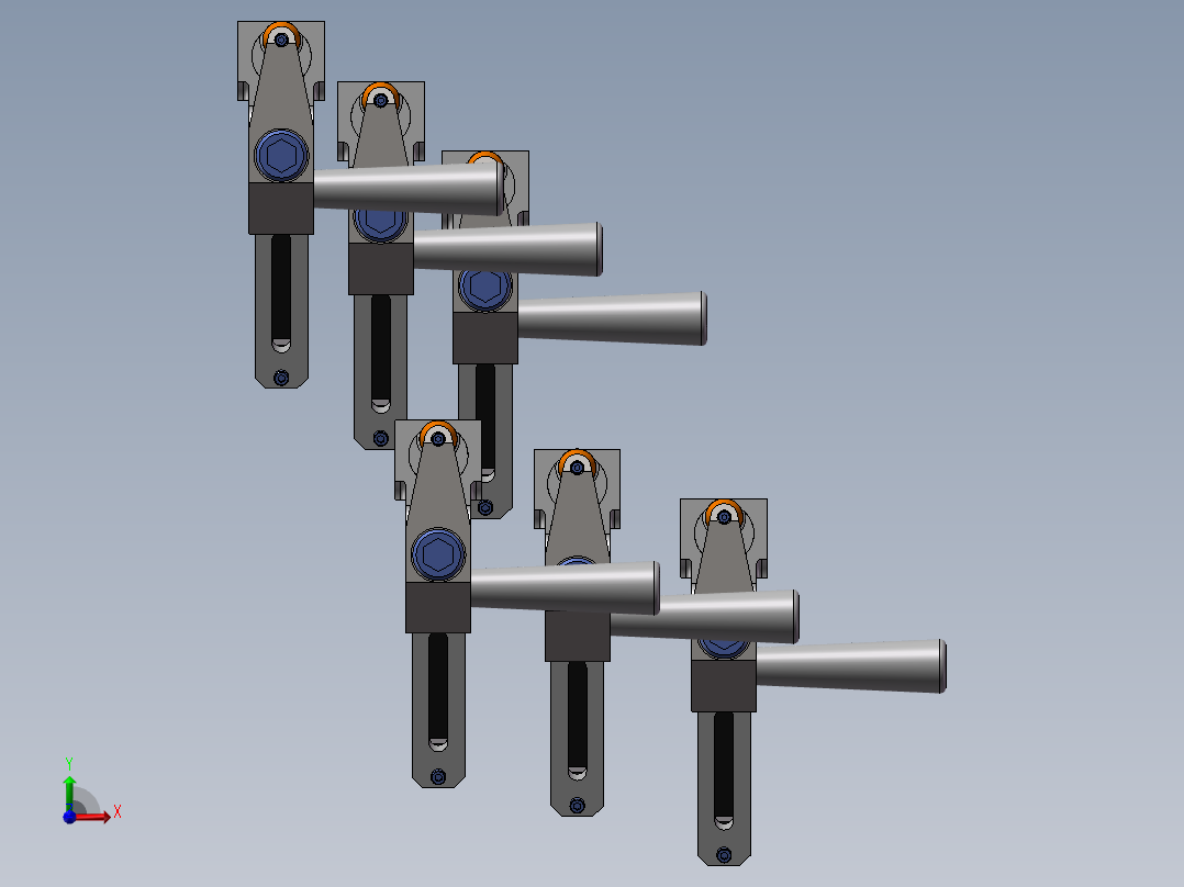 6款Duroloc7-Loc 4.6压接装置具模型前视图