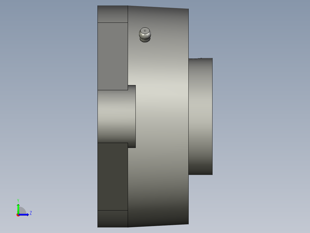 GBT7810-1995带菱形座轴承UCFLU210左视图