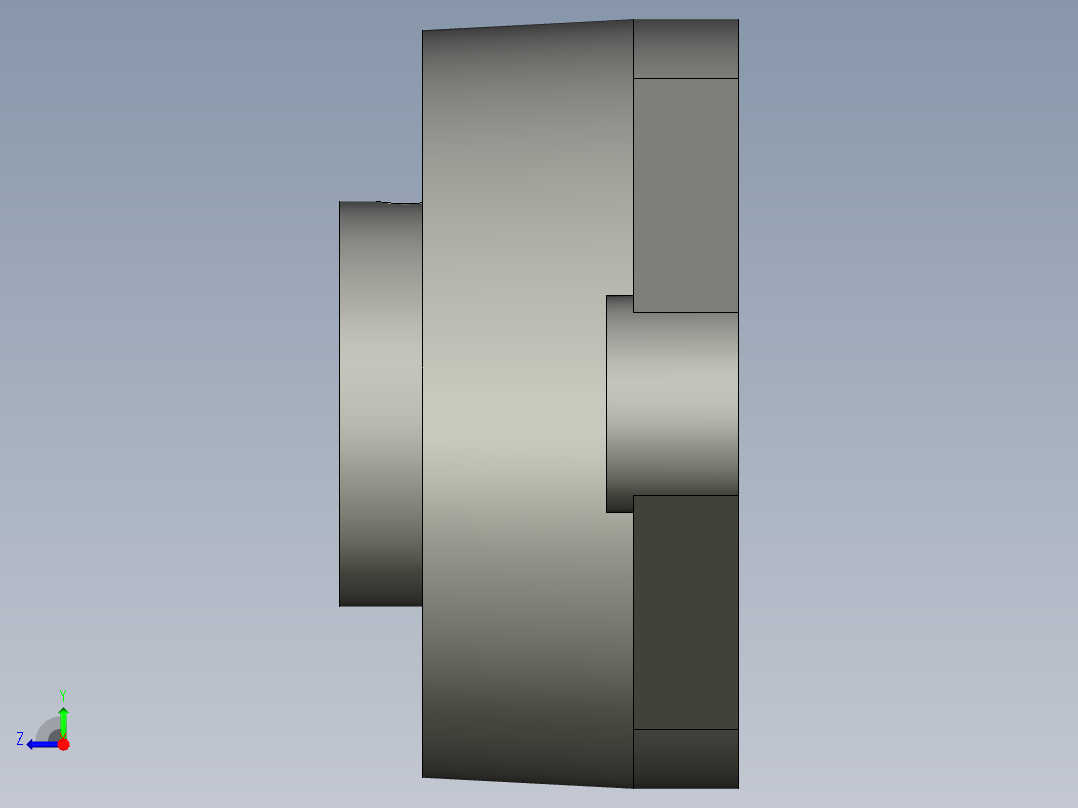 GBT7810-1995带菱形座轴承UCFLU210右视图