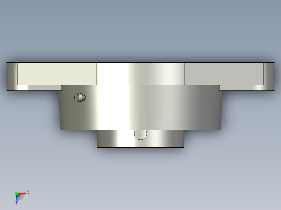 GBT7810-1995带菱形座轴承UCFLU210俯视图