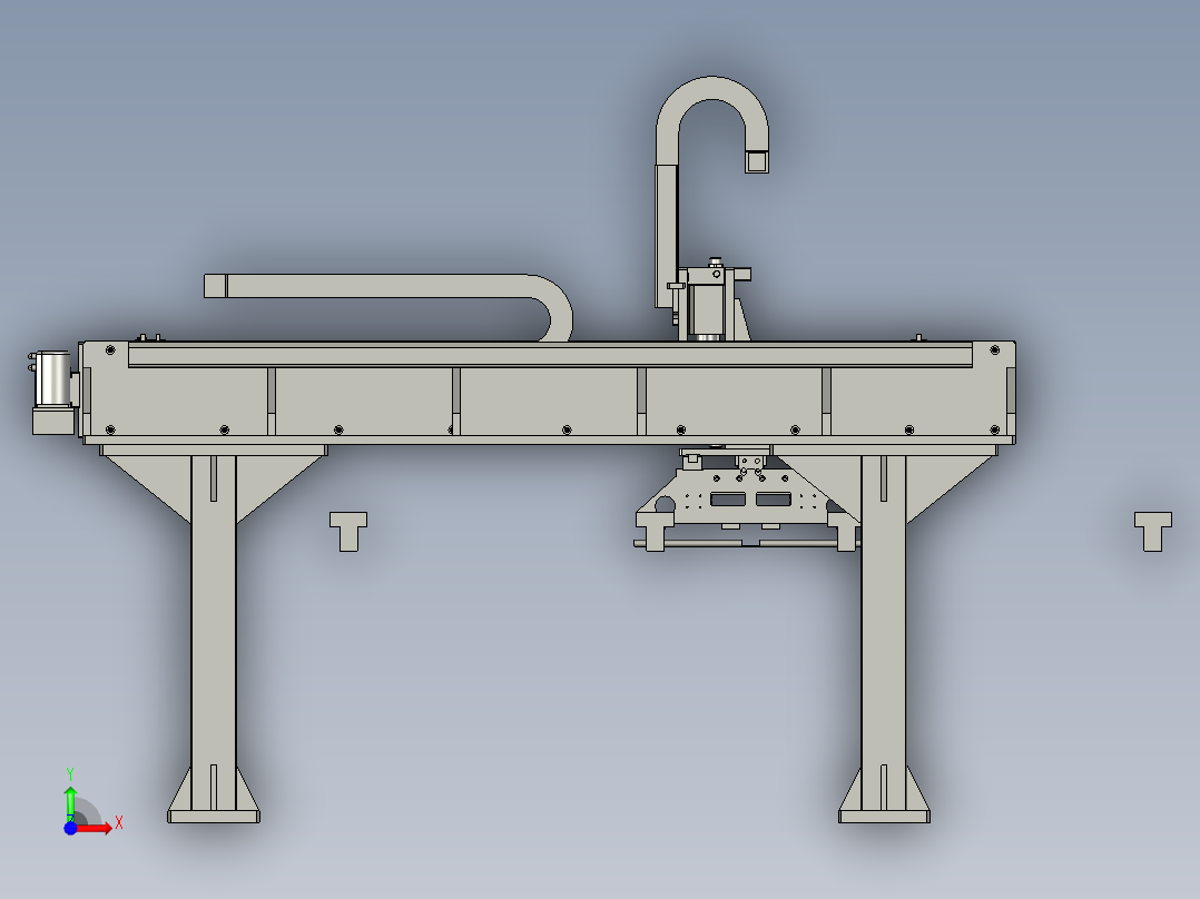夹具电芯上料组件0前视图