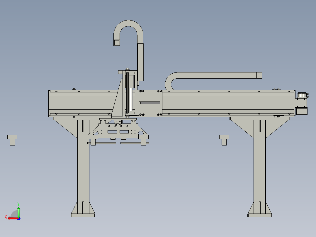 夹具电芯上料组件0后视图
