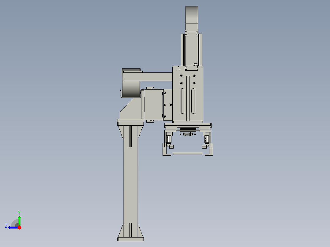 夹具电芯上料组件0右视图