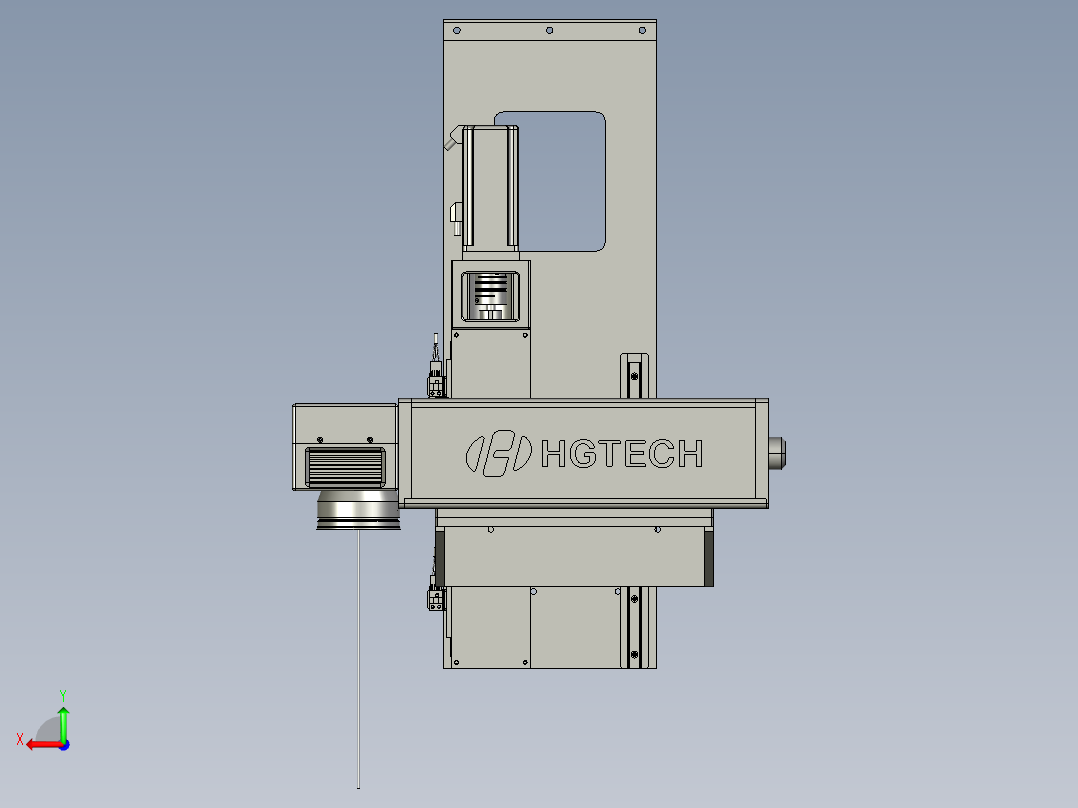 激光打码机构A403后视图
