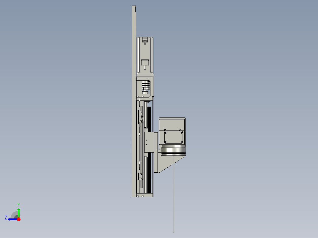 激光打码机构A403右视图