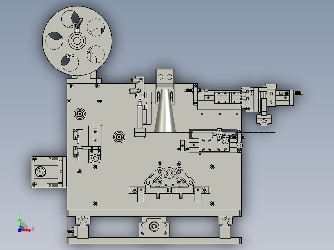 A25-TB-02-1000贴标签机构SLD1SM前视图