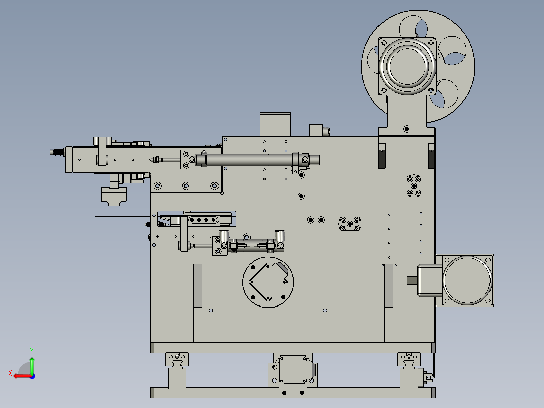 A25-TB-02-1000贴标签机构SLD1SM后视图