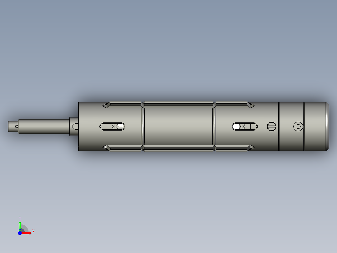 DPB-250C-05-16承料轴前视图