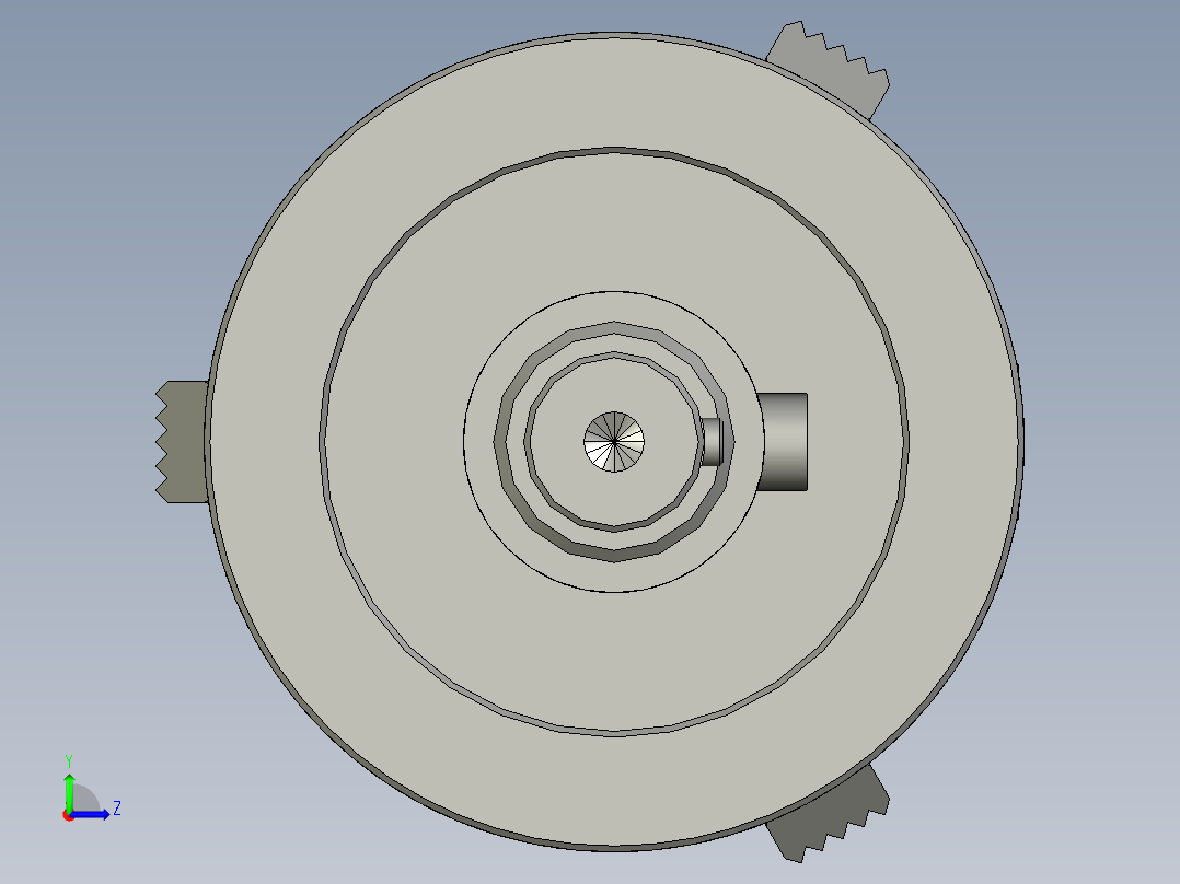 DPB-250C-05-16承料轴左视图