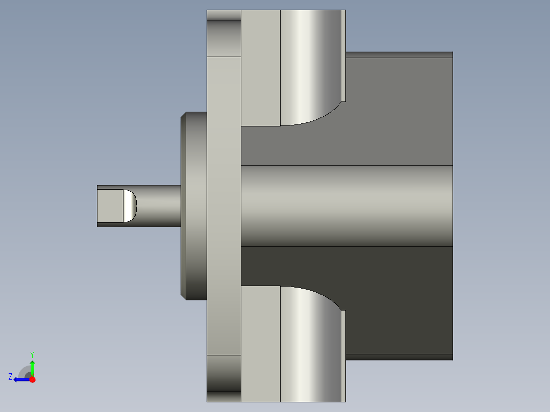 摆线泵SBRB-3南京贝奇尔右视图