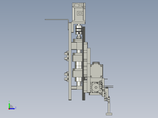 高节拍快速换型的变距抓手左视缩略图