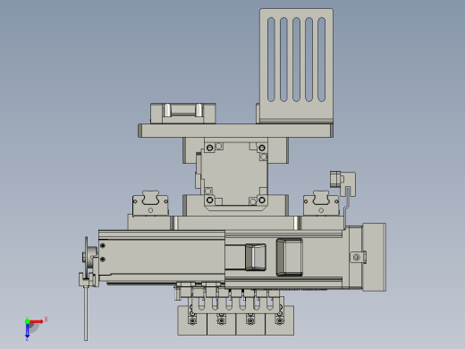 高节拍快速换型的变距抓手俯视缩略图