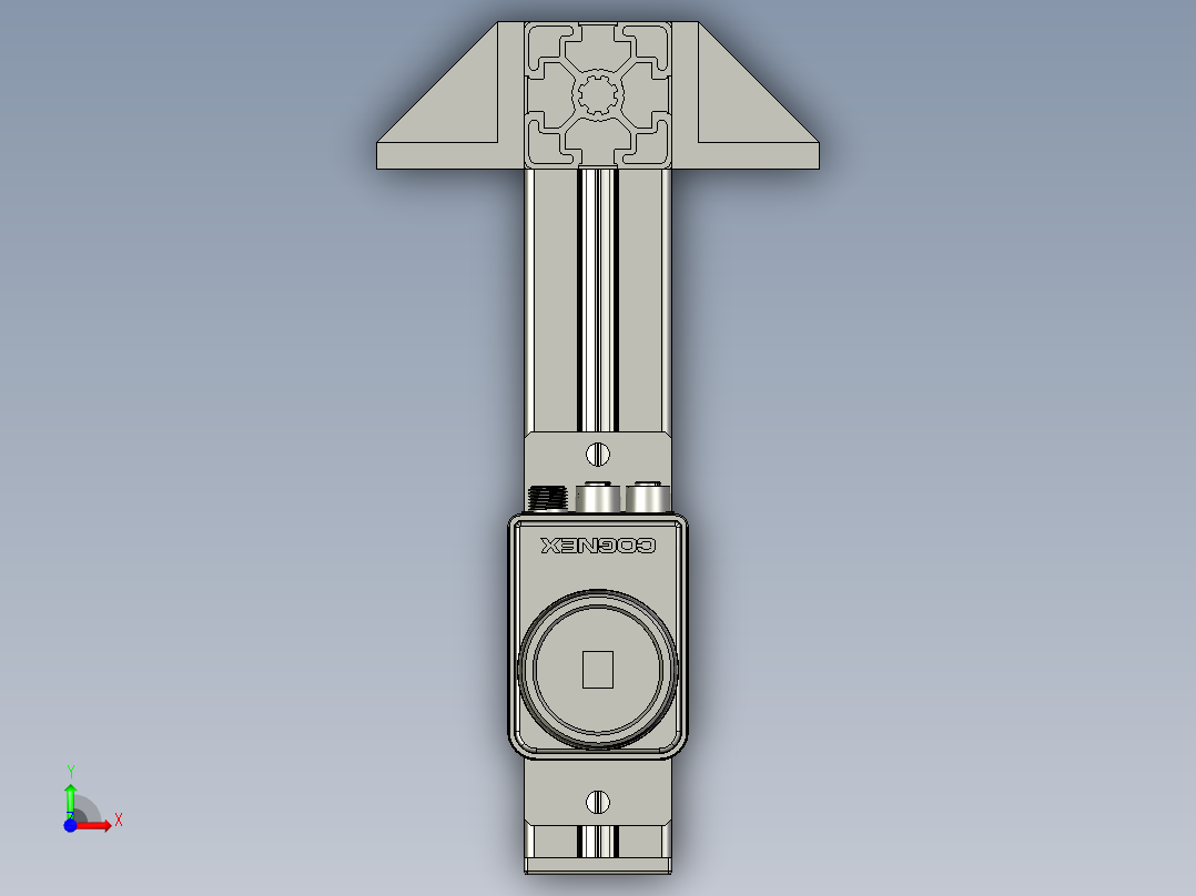 不锈钢拉环自动压装生产线设计-Lever-00前视图