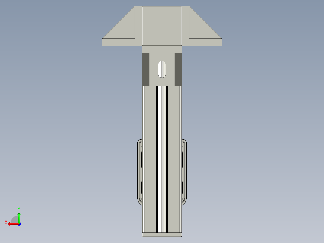 不锈钢拉环自动压装生产线设计-Lever-00后视图