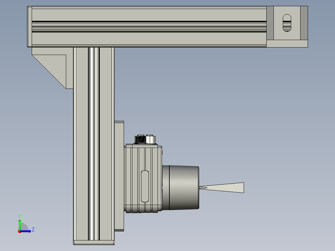 不锈钢拉环自动压装生产线设计-Lever-00左视图