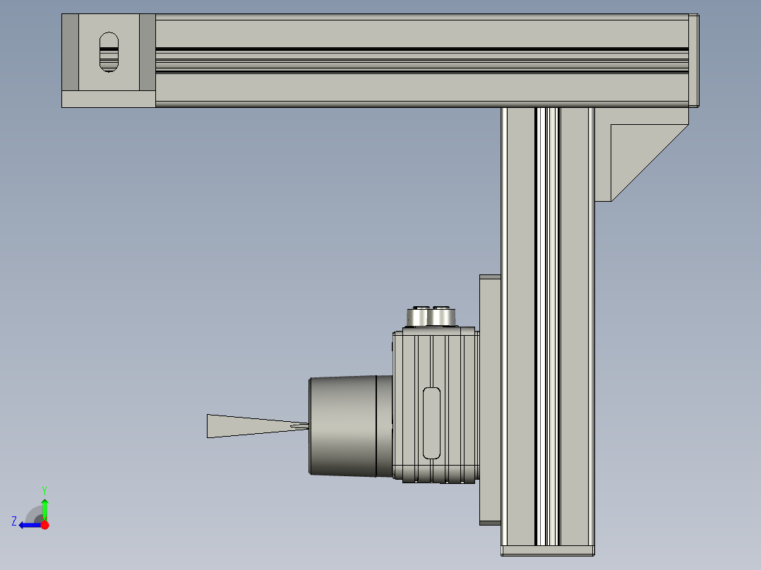 不锈钢拉环自动压装生产线设计-Lever-00右视图