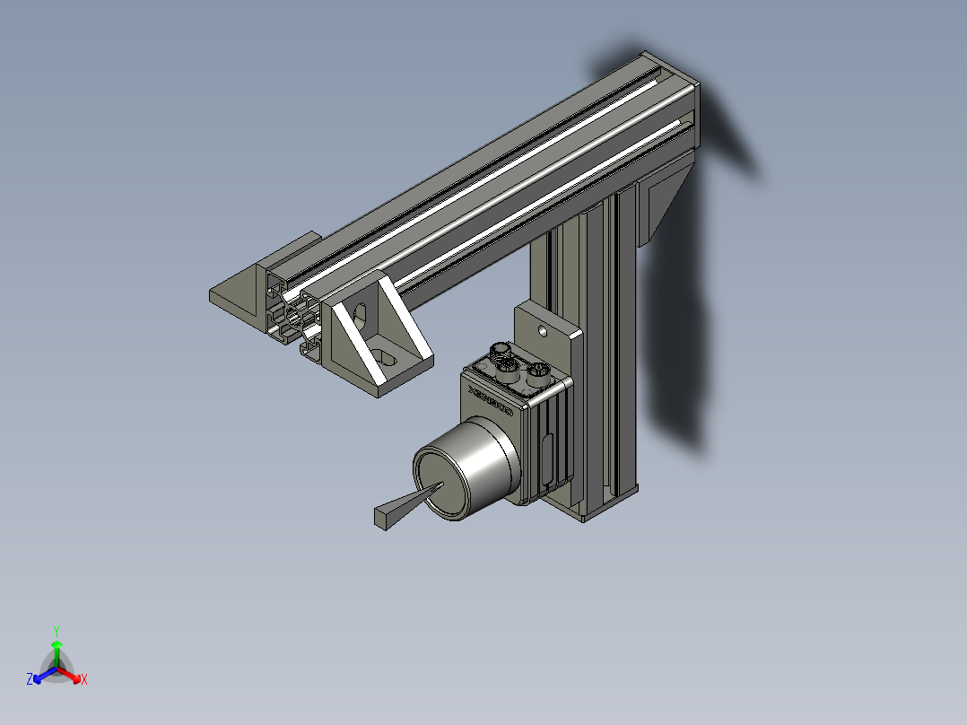 不锈钢拉环自动压装生产线设计-Lever-00正等轴测图