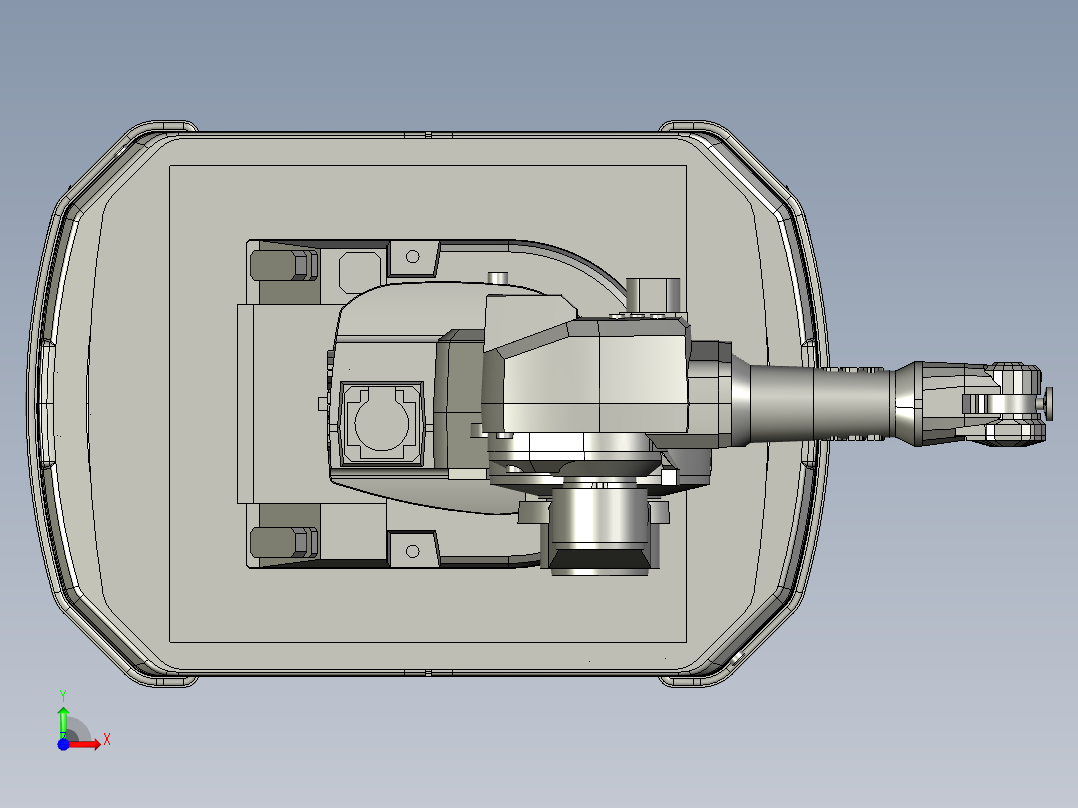 AGV机器人前视图